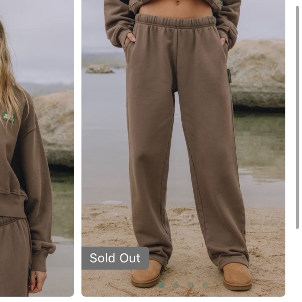 Daily Drills Brown Track Pants